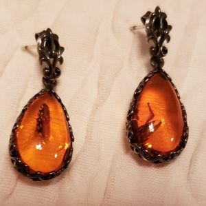 Authentic Amber earrings from Poland